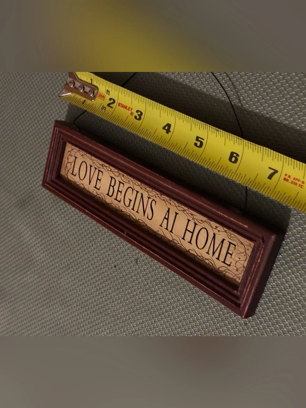 Vintage Wooden Wall Décor w/ Family Messages (2)